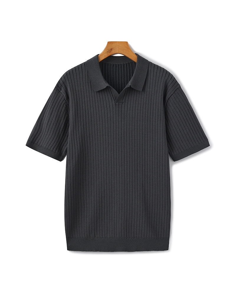 Old Money Polo Acanalado Premium