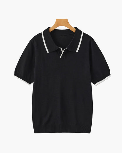 Old Money Polo Monaco Edge Algodón Hombre