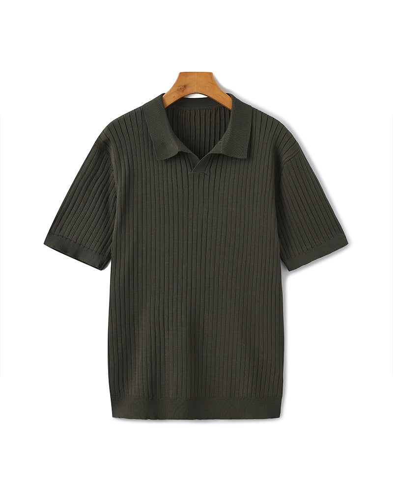 Old Money Polo Acanalado Premium