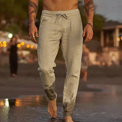 Cloe Ferrer Mateo Pantalones Playa Lino