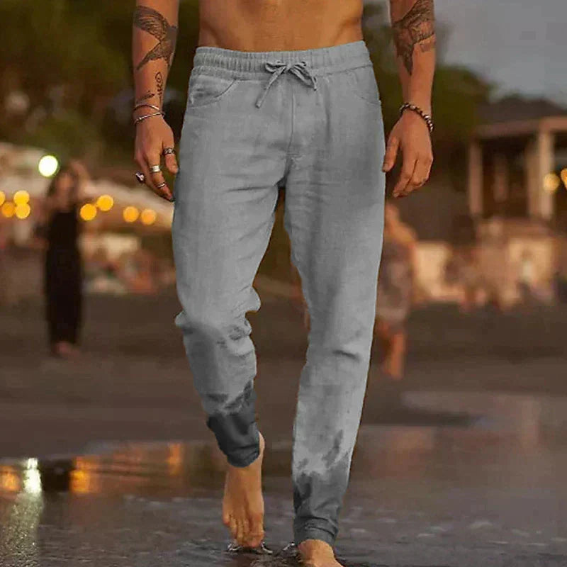 Cloe Ferrer Mateo Pantalones Playa Lino