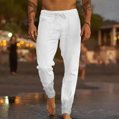 Cloe Ferrer Mateo Pantalones Playa Lino