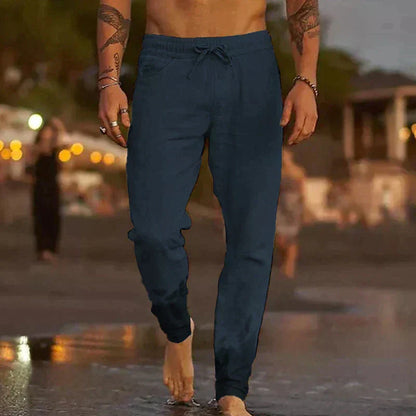 Cloe Ferrer Mateo Pantalones Playa Lino
