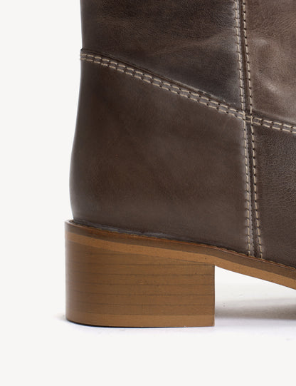 Dico Copenhagen Julia Botas Gaucho Marrón Piel Escovado
