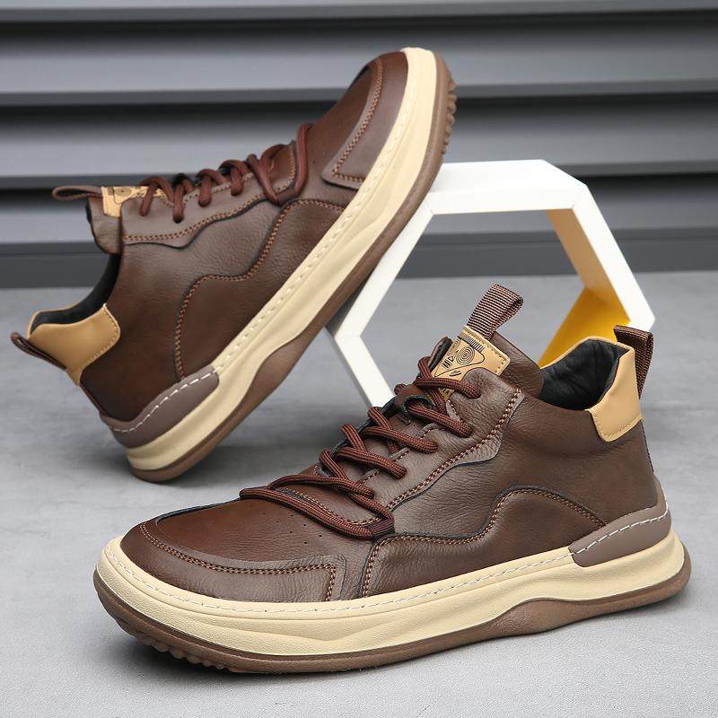 Olympus London Zapatillas de Piel Alberti