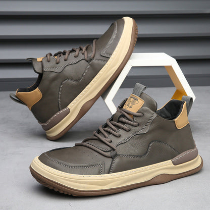 Olympus London Zapatillas de Piel Alberti