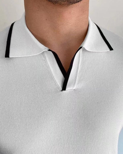 Old Money Polo Monaco Edge Algodón Hombre