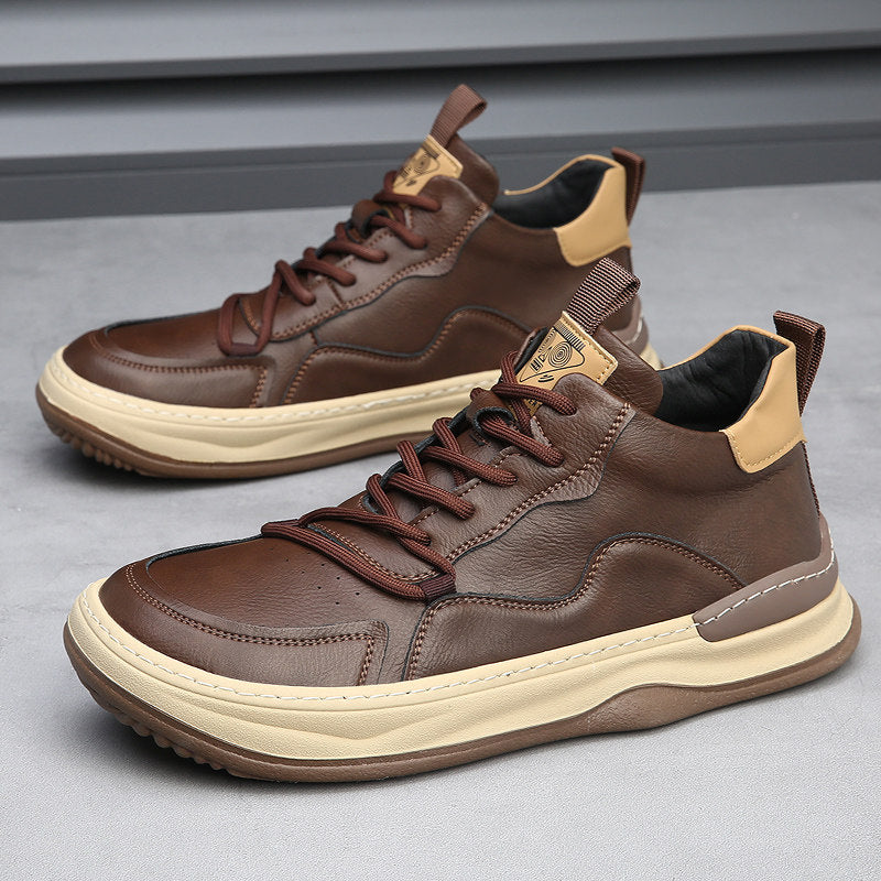 Olympus London Zapatillas de Piel Alberti