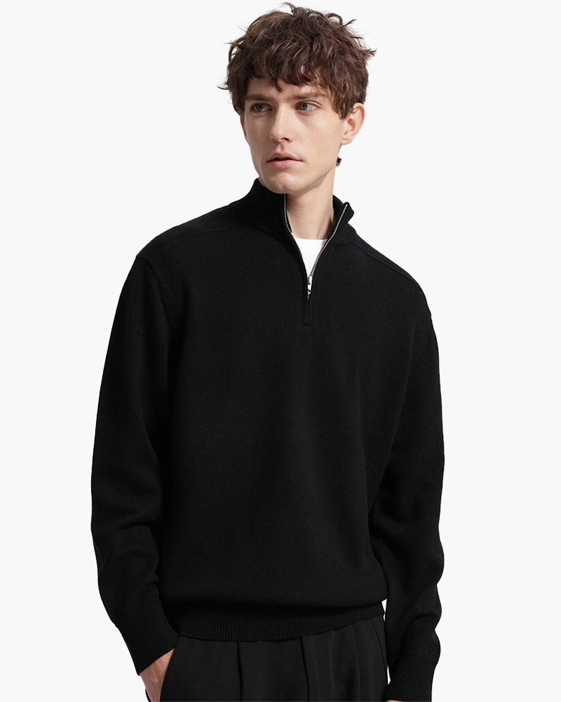 Old Money Suéter Cremallera Merino Premium