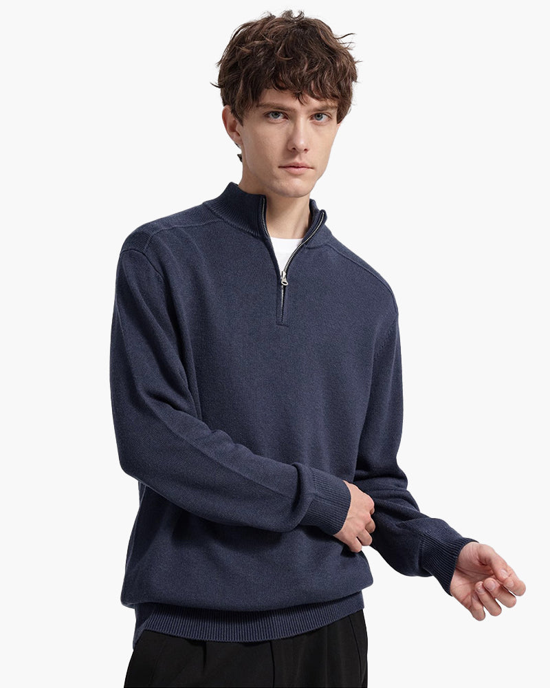 Old Money Suéter Cremallera Merino Premium