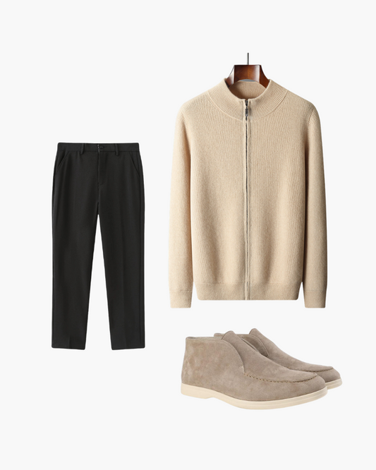 Old Money Conjunto Café Stroll Hombre