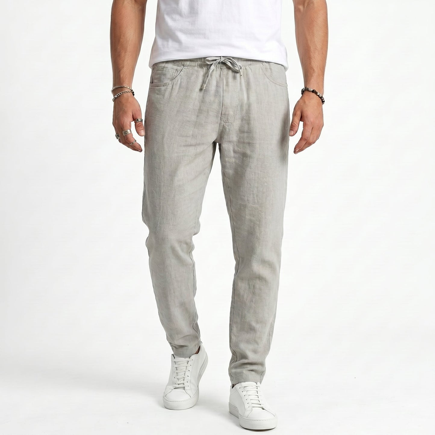 Cloe Ferrer Mateo Pantalones Playa Lino