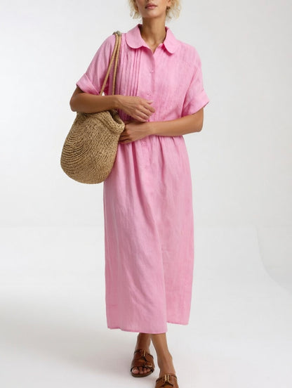 Maison Amélie Paris Lysandra Robe Chemise Fluida Estival