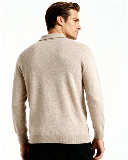 Old Money Polo De Pura Cashmere Hombre