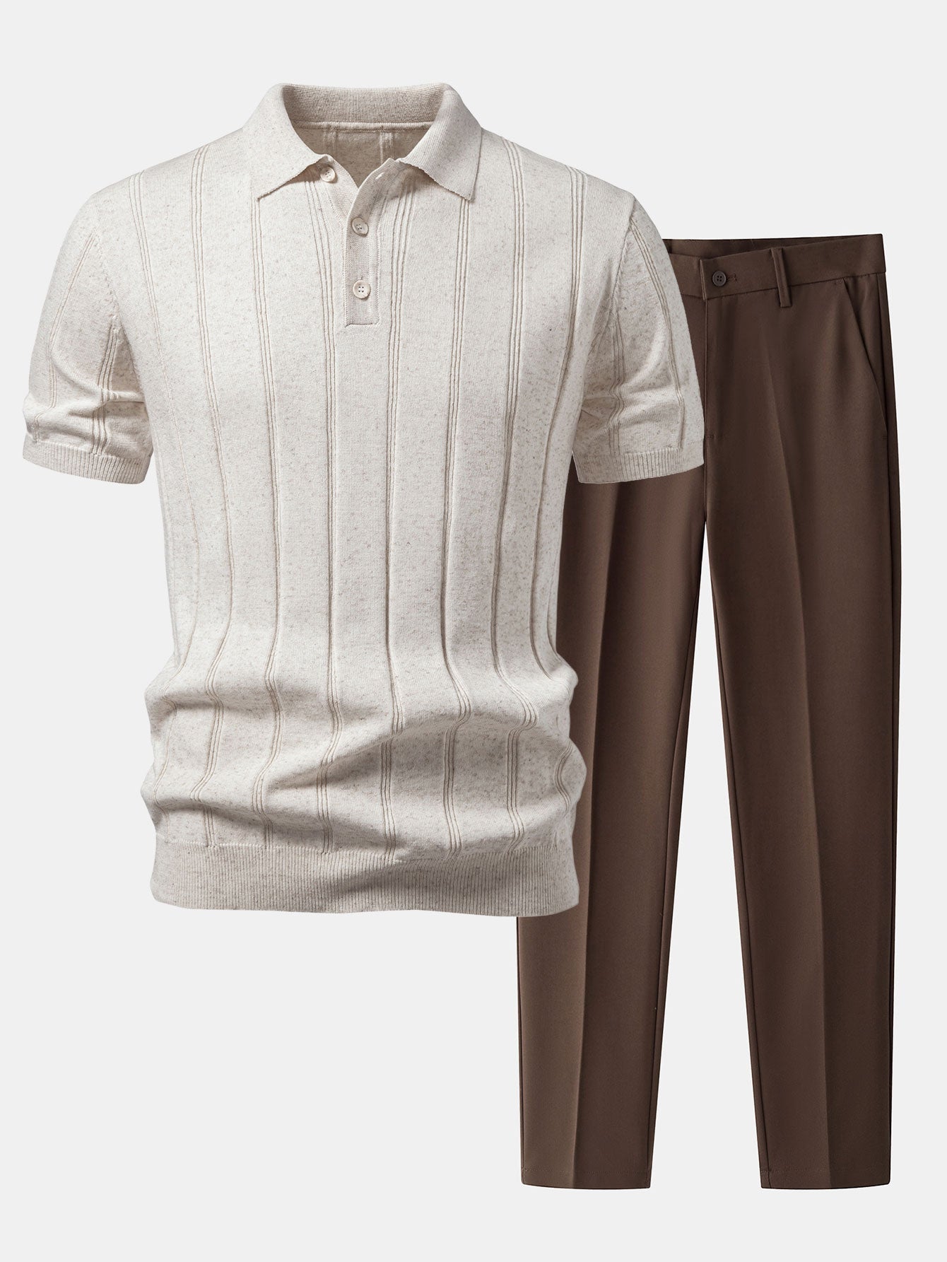 DBL Conjunto de Polo Beige
