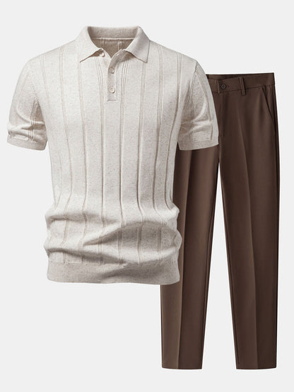 DBL Conjunto de Polo Beige