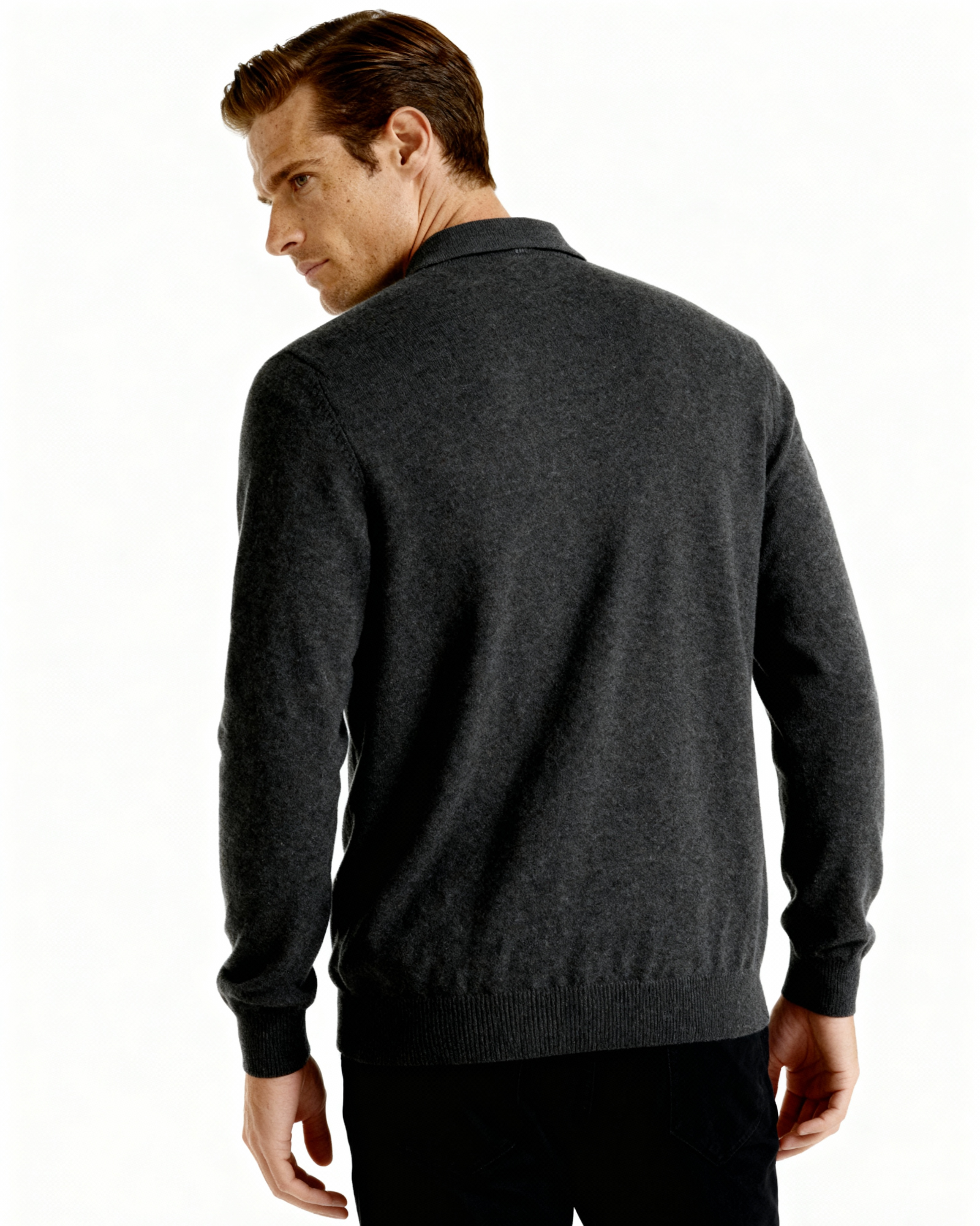 Old Money Polo De Pura Cashmere Hombre