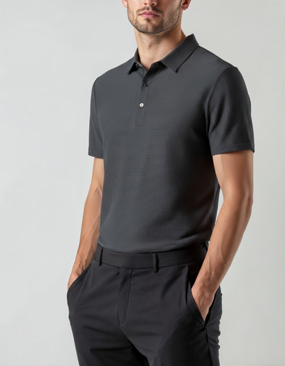 Old Money Polo De Seda Antiarrugas Hombre