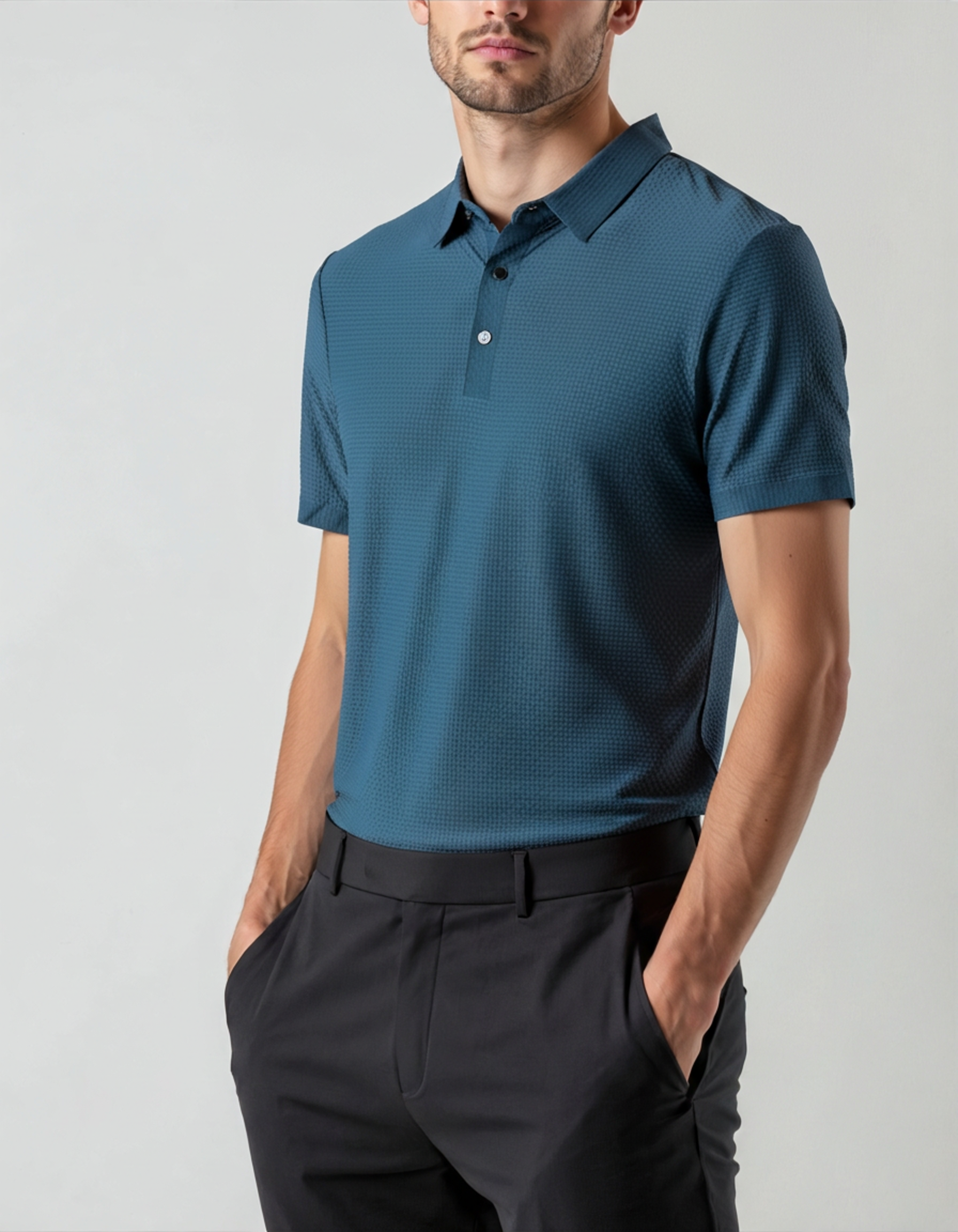 Old Money Polo De Seda Antiarrugas Hombre
