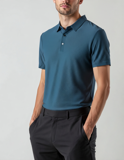 Old Money Polo De Seda Antiarrugas Hombre