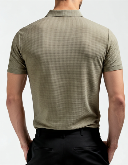 Old Money Polo De Seda Antiarrugas Hombre