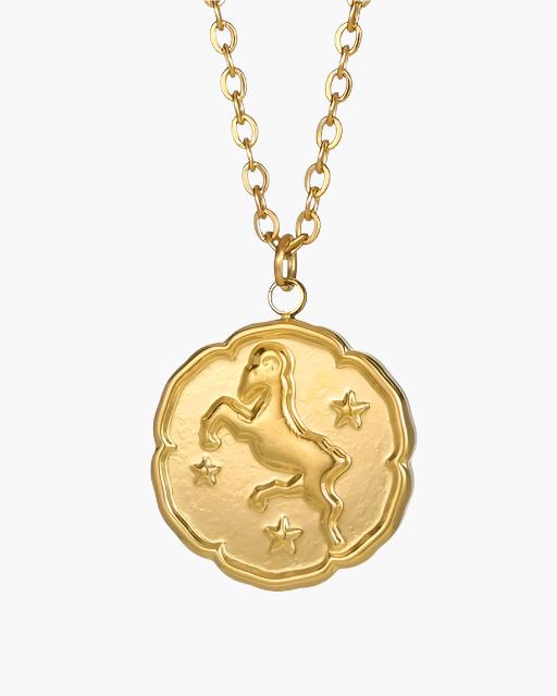 Old Money Collar De Signo Zodiacal Oro