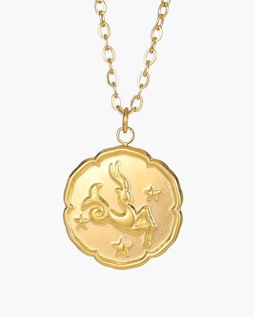 Old Money Collar De Signo Zodiacal Oro