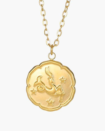 Old Money Collar De Signo Zodiacal Oro
