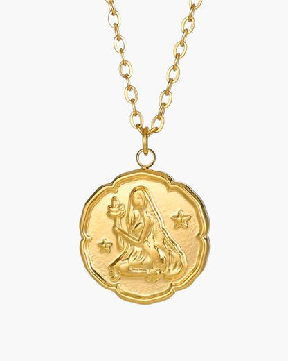 Old Money Collar De Signo Zodiacal Oro