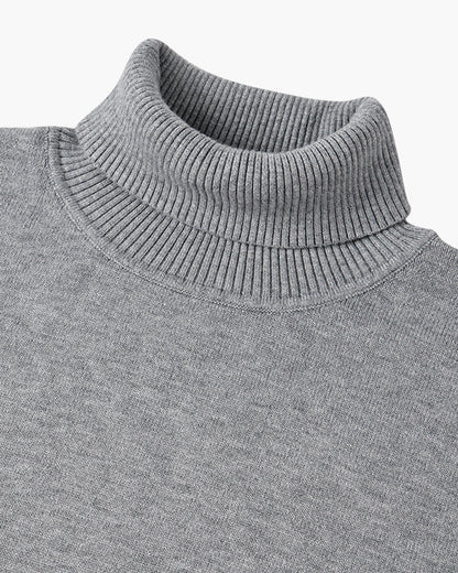 PARIJAN Suéter de Cuello Alto de Lana Merino