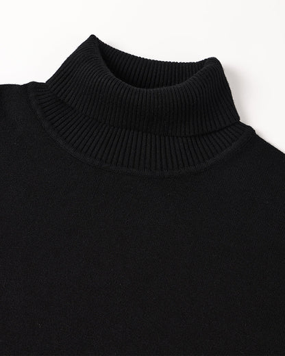 PARIJAN Suéter de Cuello Alto de Lana Merino