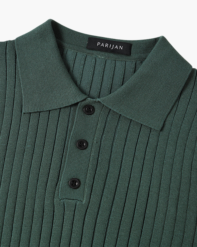 PARIJAN Polo de Punto de Algodón para Hombre