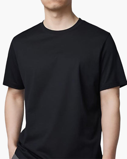 Old Money Camiseta Lisa Refinada Hombre