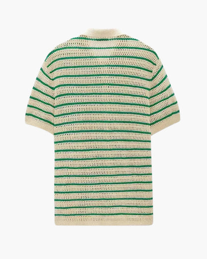 Old Money Camiseta De Malla Tejida Hombre