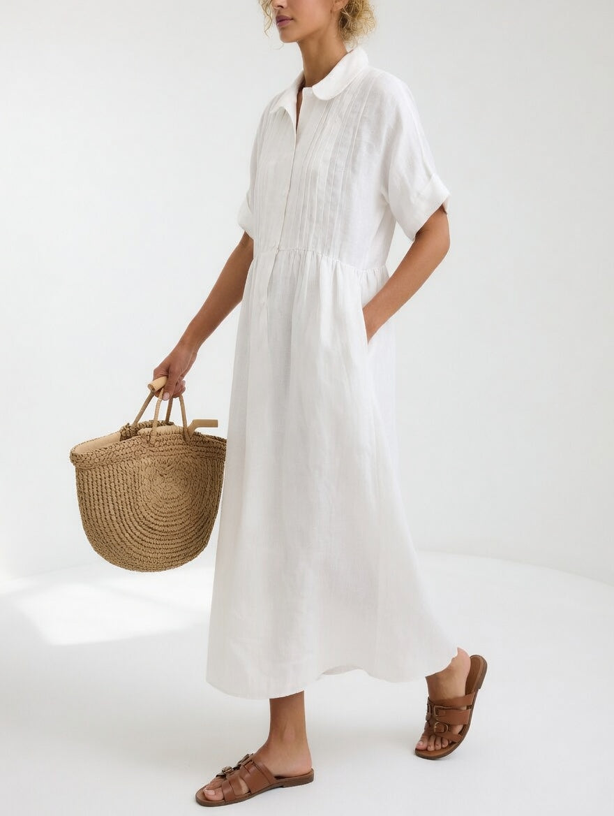 Maison Amélie Paris Lysandra Robe Chemise Fluida Estival