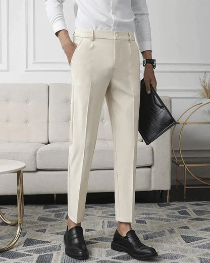 Old Money Augusto Stretch Pantalón Algodón Poliéster Hombre