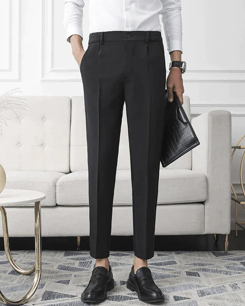 Old Money Augusto Stretch Pantalón Algodón Poliéster Hombre