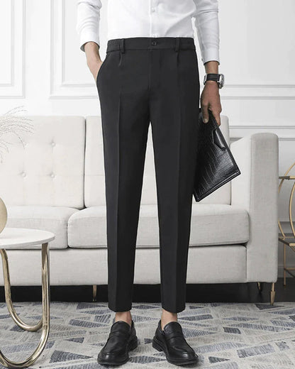 Old Money Augusto Stretch Pantalón Algodón Poliéster Hombre