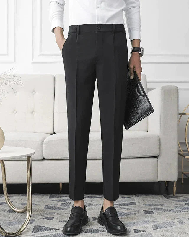 Old Money Conjunto De Polo De Lana Y Pantalón Stretch Hombre