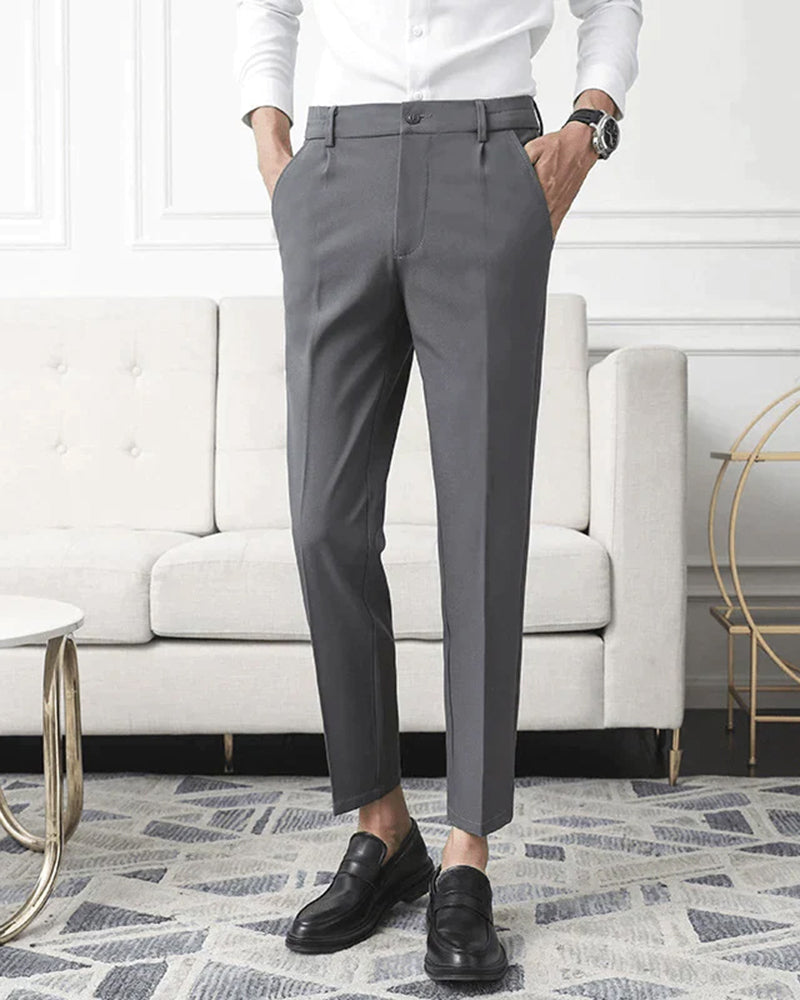 Old Money Augusto Stretch Pantalón Algodón Poliéster Hombre