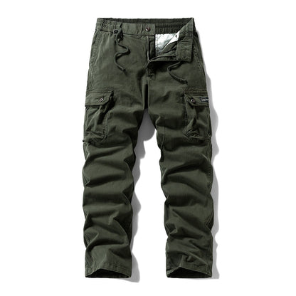 Minimal Vintage Pantalones Cargo Algodón Holgados