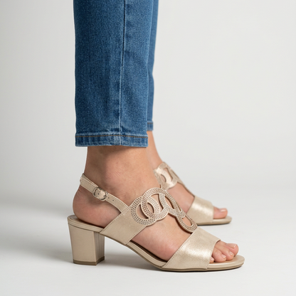 Lorena Milano Gea Sandalias Mujer Tacón Cómodas