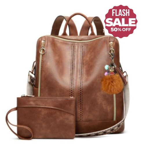 Hypersku Mochila Convertible 2 en 1 Cuero Lujo