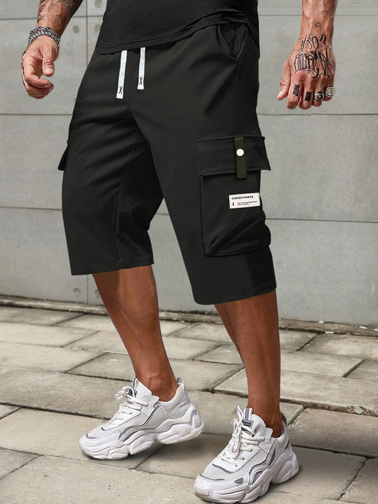 Minimal Vintage Pantalones Cortos Cargo Rectos