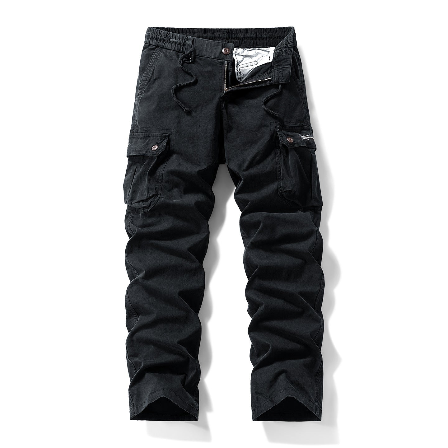 Minimal Vintage Pantalones Cargo Algodón Holgados