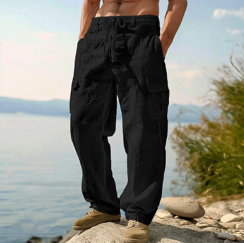Minimal Vintage Pantalones Trabajo Ligeros