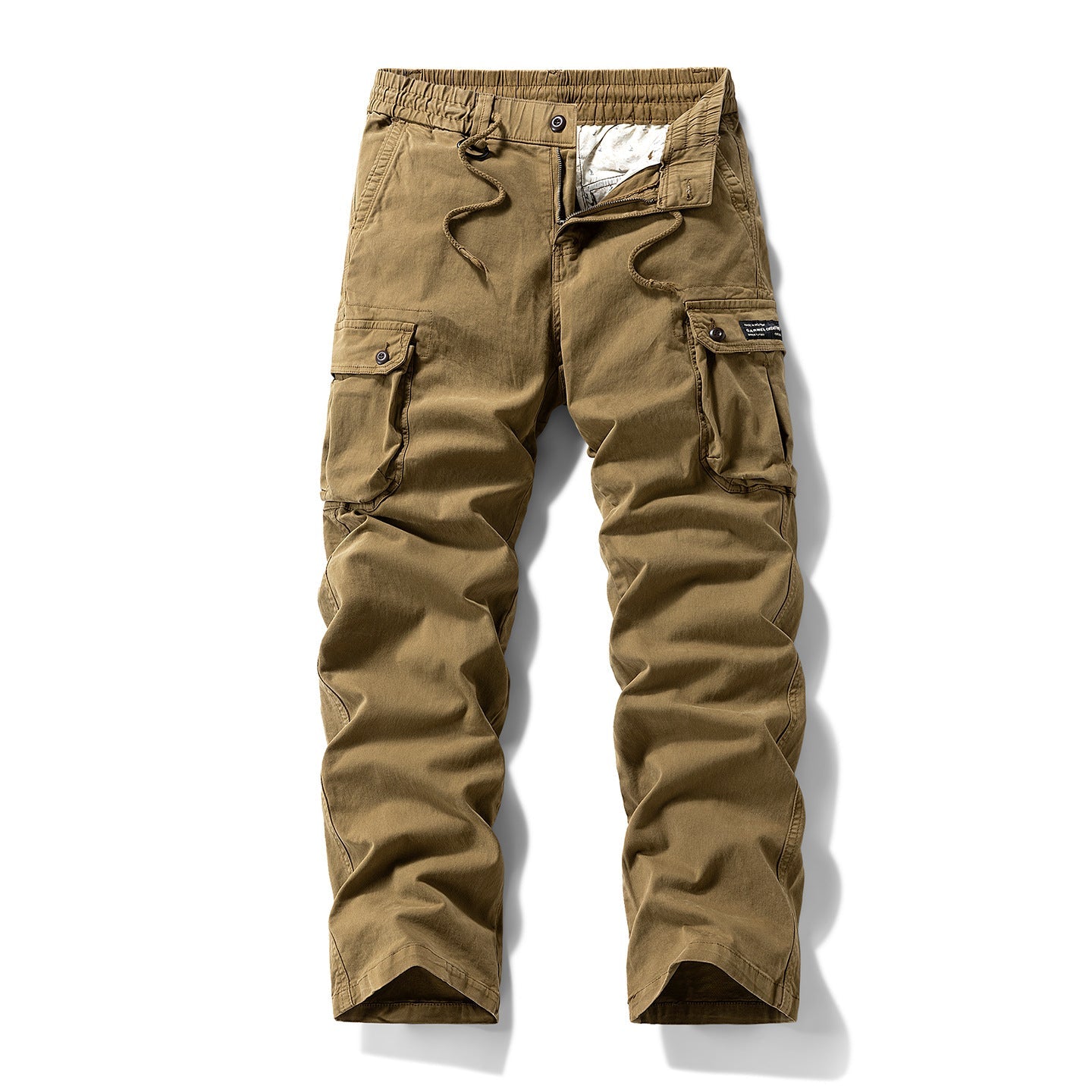 Minimal Vintage Pantalones Cargo Algodón Holgados