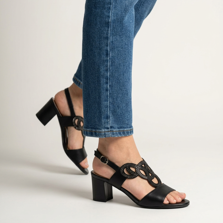 Lorena Milano Gea Sandalias Mujer Tacón Cómodas