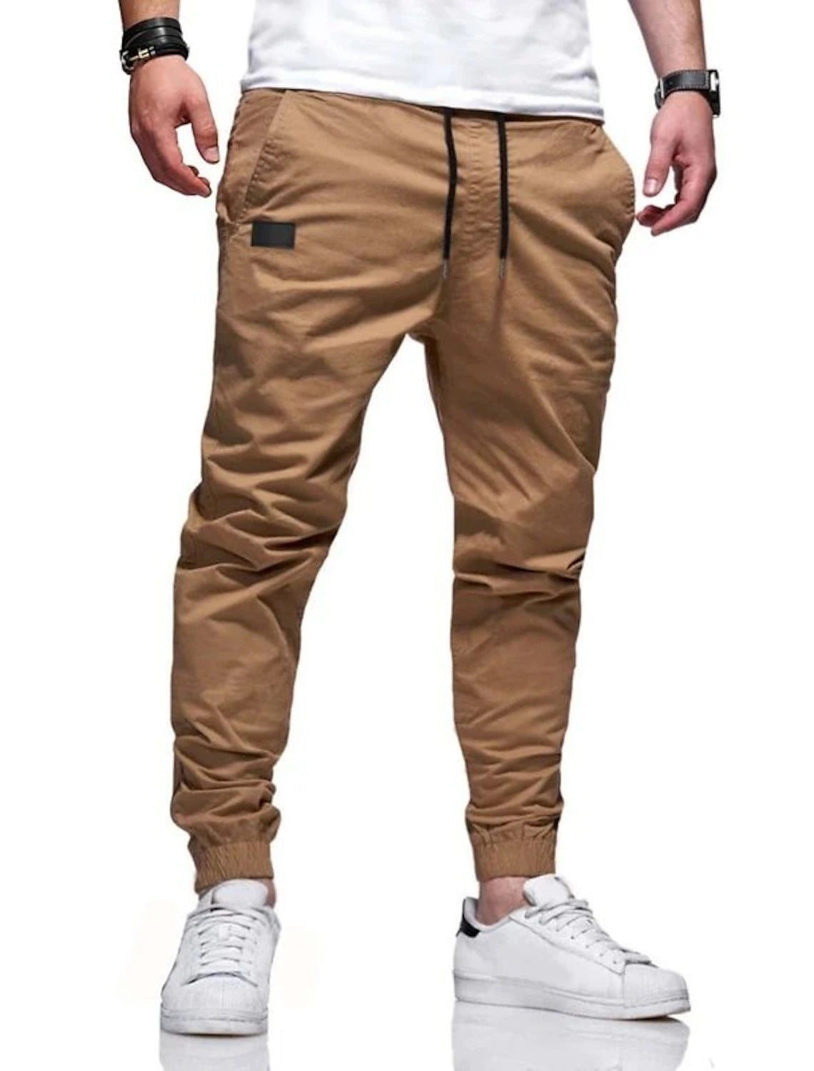Minimal Vintage Pantalones Rectos Casuales
