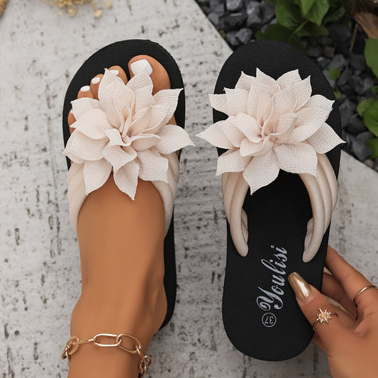 Delacroix Paris Sandalias Florales Confort Livia